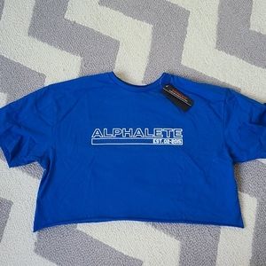 NWT ALPHALETE Crop Top.